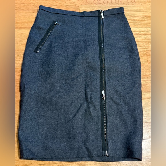 J. Crew Dresses & Skirts - J. Crew Black Wool Skirt. Zip Details